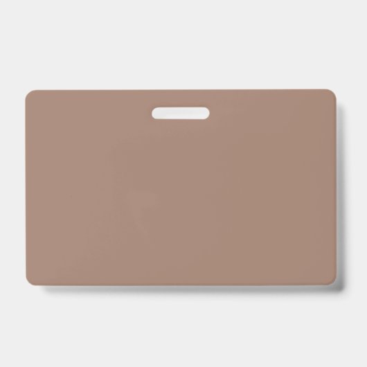Badge Insigne de nom Brown Terre moderne (Avant)