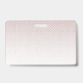Badge Insigne de nom de l'employé| Texte personnalisé et (Arrière)