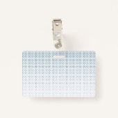 Badge Insigne de nom de l'employé| Texte personnalisé et (Dos avec clip)