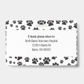 Badge Insigne de nom de l'installation vétérinaire (Arrière)