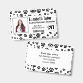 Badge Insigne de nom de l'installation vétérinaire (Avant & arrière)