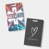 Badge Insigne de nom de secouriste (Avant & arrière)