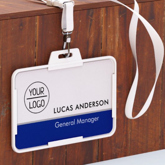 Badge Insigne de nom en plastique dur personnalisé avec 