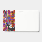 Badge insigne de notes de musique (Avant)