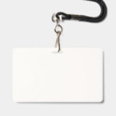 Badge insigne de notes de musique (Arrière avec lanière)