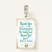 Badge insigne de patrouille de la fleur (Dos avec clip)