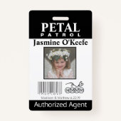 Badge insigne de patrouille de la fleur (Devant)