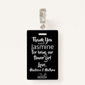 Badge insigne de patrouille de la fleur (Dos avec clip)