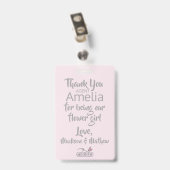 Badge insigne de patrouille de la fleur (Back with Clip)