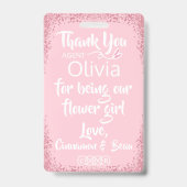 Badge insigne de patrouille de la fleur (Arrière)