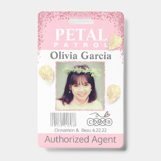 Badge insigne de patrouille de la fleur (Avant)