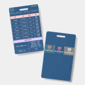 Badge Insigne de pédiatrie Référence rapide (Recto et verso)