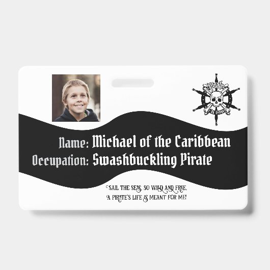 Badge Insigne de pirate (Avant)