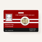 Badge Insigne de pompier (Devant)