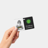 Badge Insigne de portrait simple et de base employé/empl (Handheld)