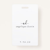 Badge Insigne de sécurité de l'anneau (Dos)