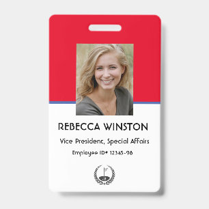 Badge Insigne de sécurité de l'ID photo de l'entreprise