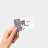 Badge Insigne de sécurité photo de l'employé (Manuel / portable)