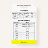 Badge Insigne de suture/DERNIER (Dos)