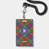 Badge Insigne de tartan Clan MacBeth (Avant avec lanière)