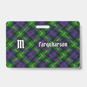 Badge Insigne de tartan du clan Farquharson