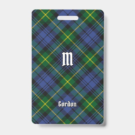 Badge Insigne de tartan du clan Gordon (Avant)