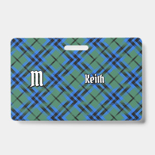 Badge Insigne de tartan du clan Keith