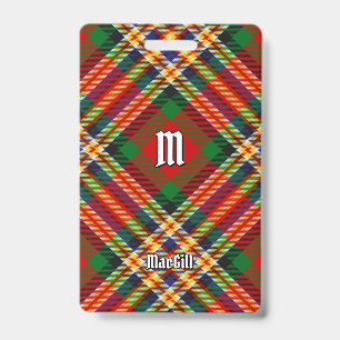Badge Insigne de tartan du clan MacGill