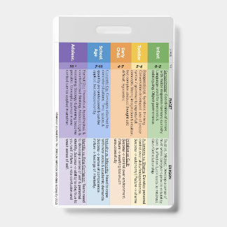 Badge Insigne de vie d'enfant (vertical)