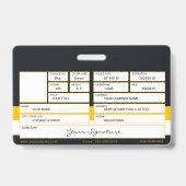 Badge Insigne d'entreprise (Arrière)