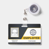 Badge Insigne d'entreprise (Avant avec rétractable)