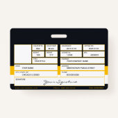 Badge Insigne d'entreprise (Dos)