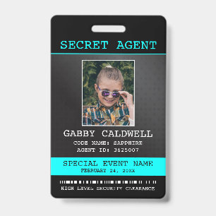 Badge Insigne d'espionnage de l'agent secret
