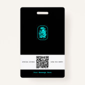 Badge Insigne d'espionnage de l'agent secret (Dos)