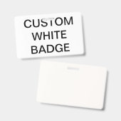 Badge INSIGNE d'EXPOSITION d'ÉVÉNEMENT de BUREAU (Avant & arrière)