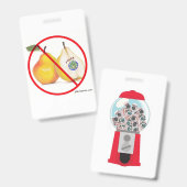 Badge Insigne d'heure-milliampère Jongg (Recto et verso)