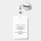 Badge Insigne d'identification CNA moderne (Arrière avec rétractable)