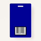 Badge Insigne d'identification de l'employé Conception v (Dos)