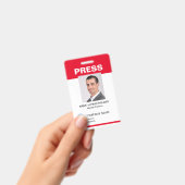 Badge Insigne d'identification de l'employé de la presse (Manuel / portable)