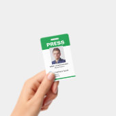 Badge Insigne d'identification de l'employé de la presse (Manuel / portable)