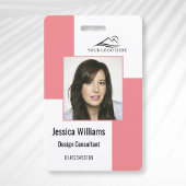Badge Insigne d'identification d'employé d'entreprise mo