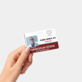 Badge Insigne d'identification photo de l'employé de l'h (Manuel / portable)