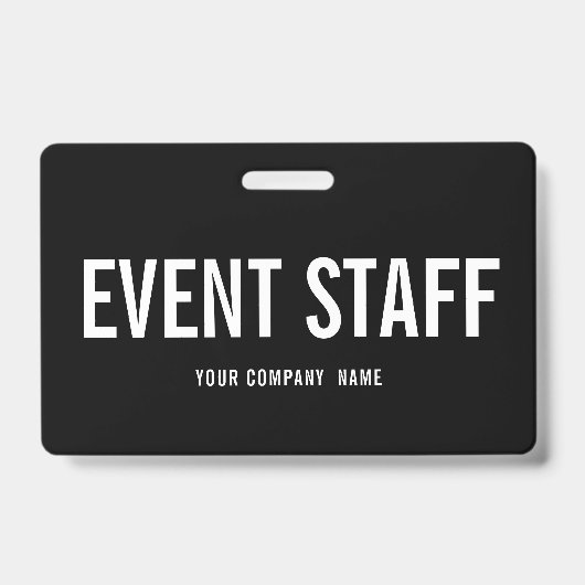 Badge Insigne d'identité de l'agent de l'événement de l' (Face)