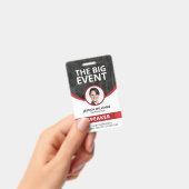 Badge Insigne d'identité de l'invité de l'événement Mode (Manuel / portable)