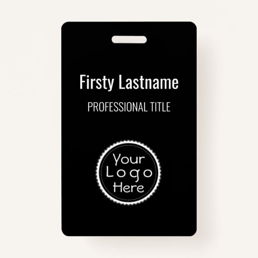 Badge Insigne du nom du personnel Insigne du logo person (Devant)