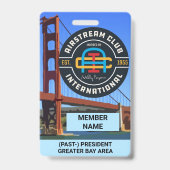 Badge Insigne du président ou du président sortant (Arrière)