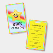 Badge Insigne du Prix étoile de classe (Recto et verso)