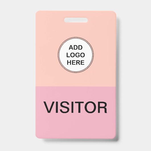 Badge Insigne du visiteur de la compagnie Modèle Logo él (Face)