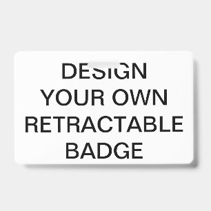 Badge INSIGNE et AGRAFE ESCAMOTABLES personnalisés par