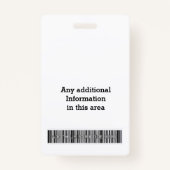 Badge Insigne fait sur commande des employés - (Dos)